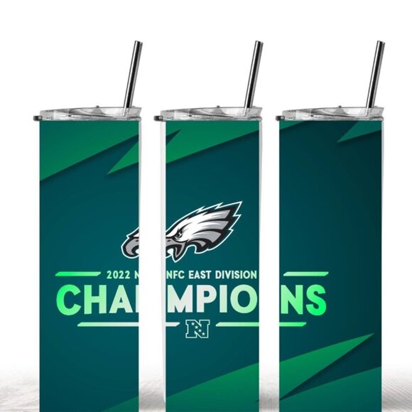 🦅 Fly Eagles Fly - Philadelphia Eagles 20 oz Tumblers! 🦅 - Picture 1 of 2